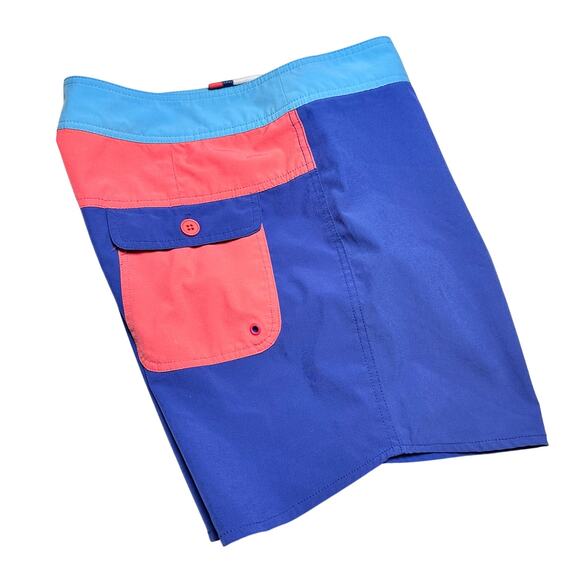 Chubbies | Men | Retro Color Block Unlined Beach 6 Inch Swim Trunks | Size 34 - Picture 8 of 8